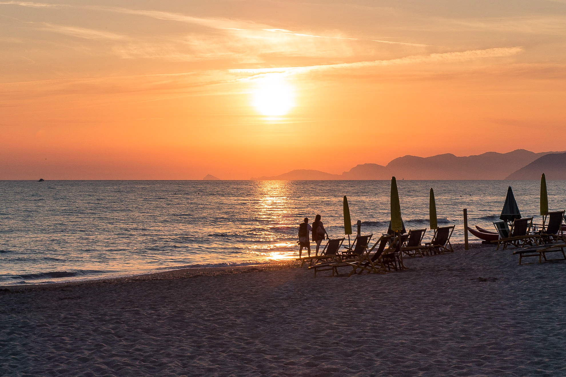 Tramonto al mare